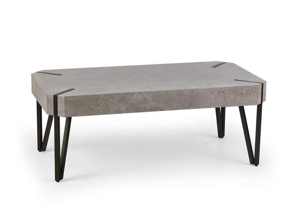 EMILY ława beton / czarny (1p=1szt)