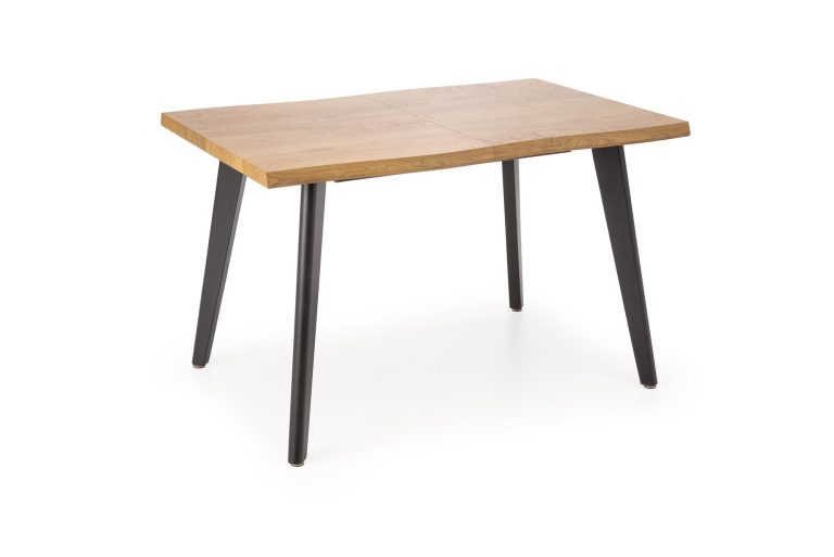 DICKSON 2 stół rozkładany 150-210/90 cm, blat - naturalny, nogi - czarny (2p=1szt)