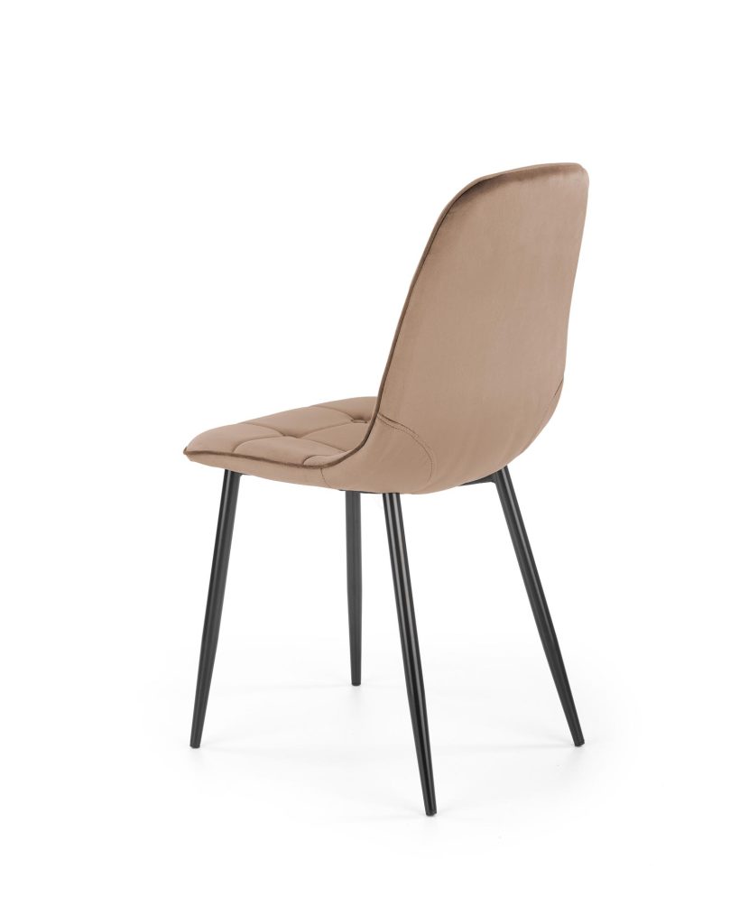 K417 krzesło beżowy velvet (1p=4szt)