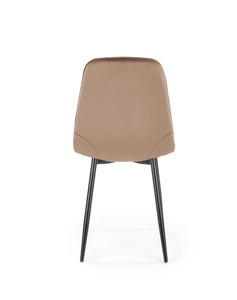 K417 krzesło beżowy velvet (1p=4szt)
