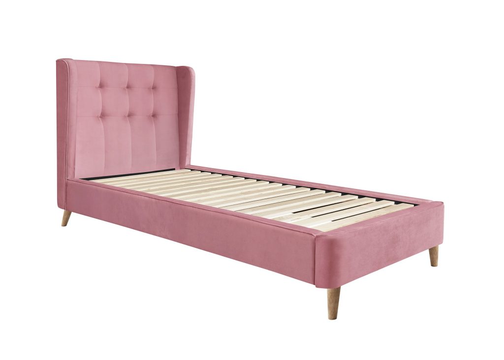ESTELLA 90 cm łóżko różowy (4p=1szt)