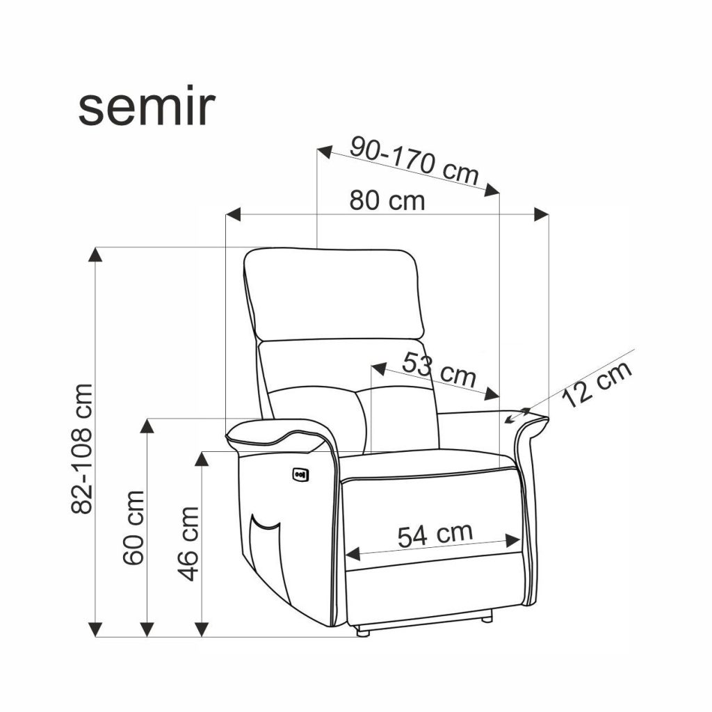 SEMIR 2 fotel wypoczynkowy beżowy (2p=1szt)