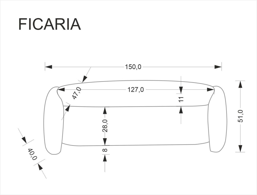 FICARIA ławka z funkcją pojemnika kremowy (1P=1SZT)