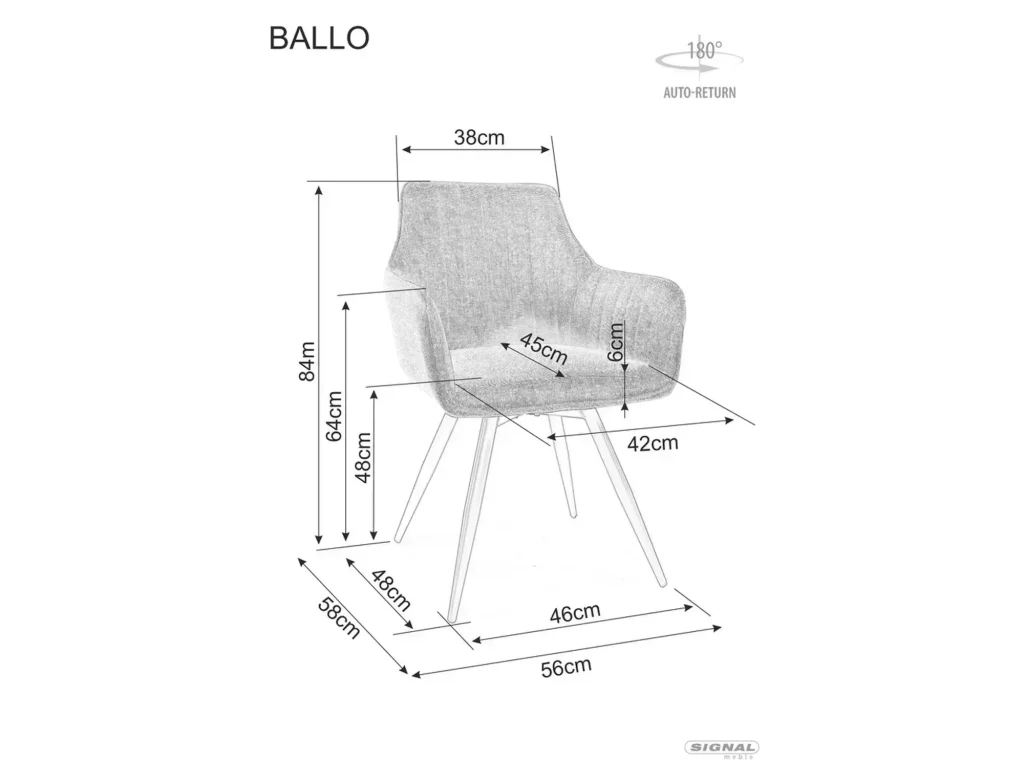 Krzesło Ballo Leo