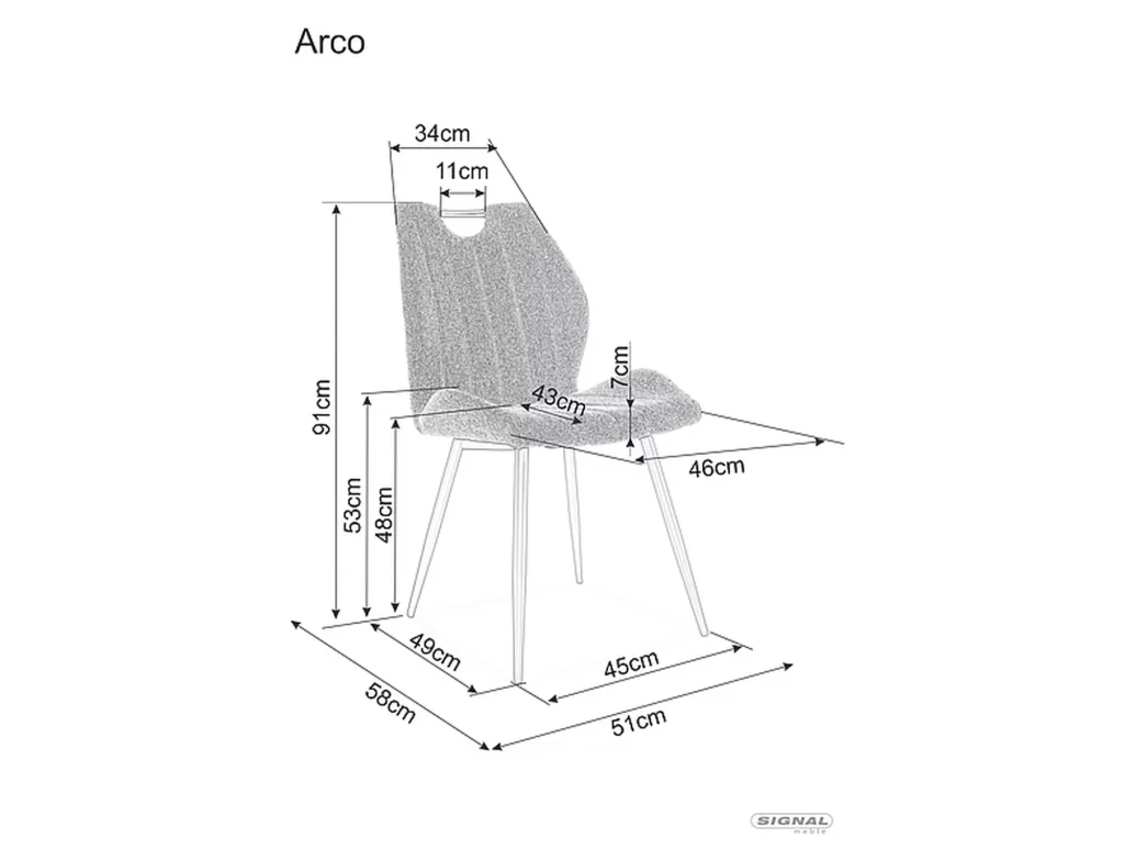 Krzesło Arco Brego
